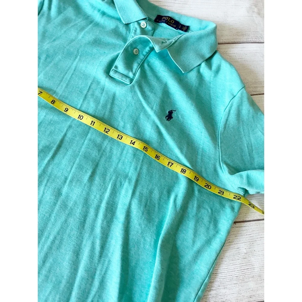 Polo RL light aqua short sleeved shirt sz L